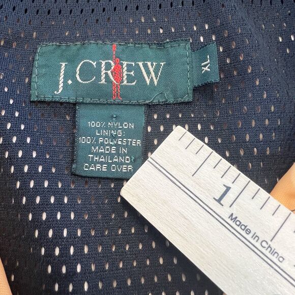 Vintage JCrew OAR Reflective Raincoat Size Xl Yellow - Picture 5 of 12